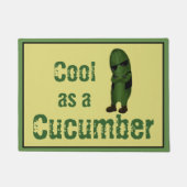 Cool als Gurkenwitscher Fußmatte (Vorderseite)