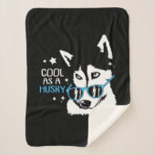 Cool als Huskyhund Sherpadecke (Vorderseite)