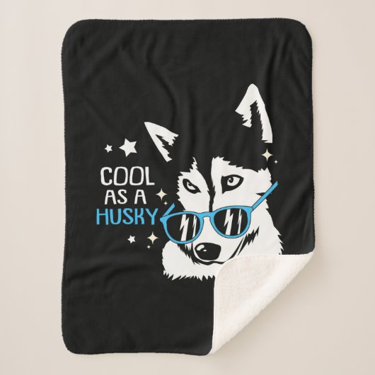 Cool als Huskyhund Sherpadecke (Vorderseite)