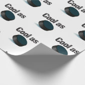 Cool als Puck Hockey Geschenkpapier (Ecke)