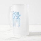 Cool als Puck Mattiert Glass Beer Tasse (Vorderseite Links)