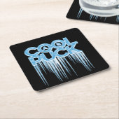 Cool als Puck Rechteckiger Pappuntersetzer (angewinkelt)