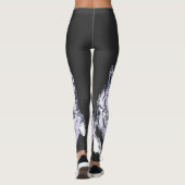 Cool Amethyst White Wolf Leggings (Rückseite)