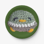 Cool Amigurumi Duck!!! Pappteller (Vorderseite)