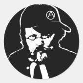 Cool Anarcho Proudhon Sticker (Vorderseite)