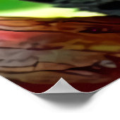 Cool and adorable Hybrid Jaguar Koala | AI Art Poster (Ecke)