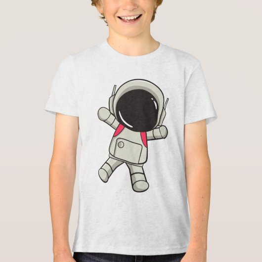 Cool and cute character children's t-shirt designs Tri-Blend shirt (Vorderseite)