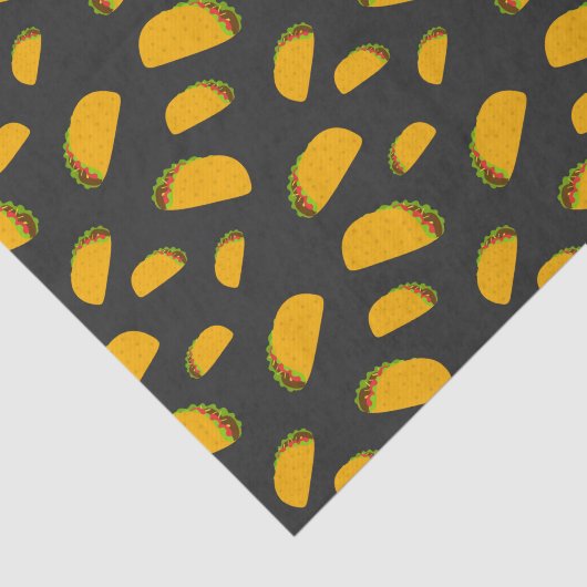 Cool and fun yummy taco pattern seidenpapier (Ausschnitt)