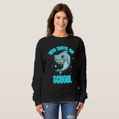 Cool And Smart Shark For 100 Days Of School Sweatshirt (Vorne ganz)