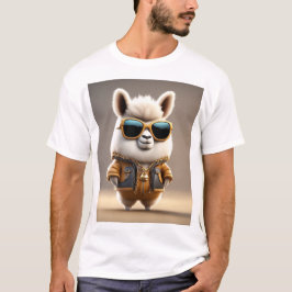 Cool, Angesagt, trendy Fluffy Lama T-Shirt