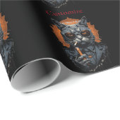 Cool Angesagter Cat Thunder_Cove Geschenkpapier (Rolleneckpunkt)