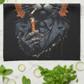 Cool Angesagter Cat Thunder_Cove Geschirrtuch (Gefaltet)