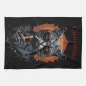 Cool Angesagter Cat Thunder_Cove Geschirrtuch (Horizontal)