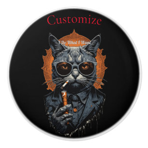 Cool Angesagter Cat Thunder_Cove Keramikknauf