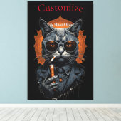 Cool Angesagter Cat Thunder_Cove Leinwanddruck (Insitu (Holzboden))