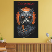 Cool Angesagter Cat Thunder_Cove Leinwanddruck (Insitu (Wohnzimmer))