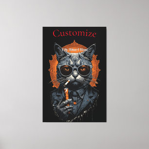 Cool Angesagter Cat Thunder_Cove Leinwanddruck