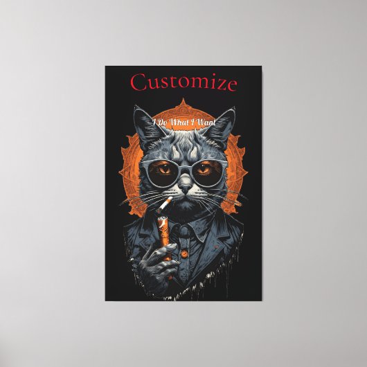 Cool Angesagter Cat Thunder_Cove Leinwanddruck (Vorderseite)