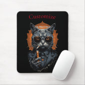 Cool Angesagter Cat Thunder_Cove Mousepad (Mit Mouse)