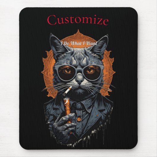 Cool Angesagter Cat Thunder_Cove Mousepad (Vorne)