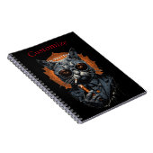 Cool Angesagter Cat Thunder_Cove Notizblock (Rechte Seite)