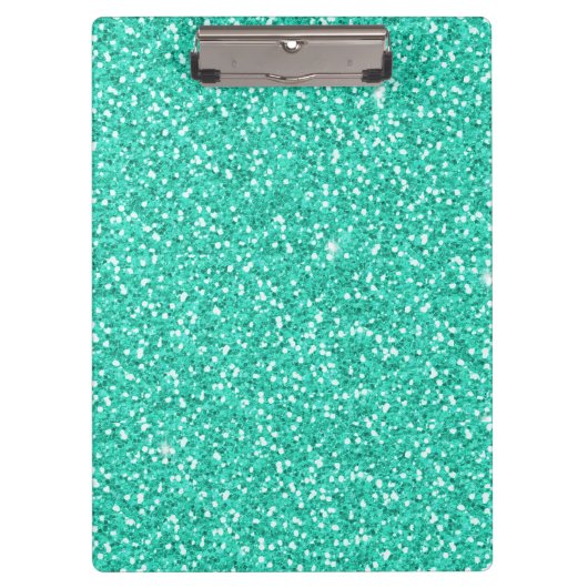 Cool angesagter, lebendiger Neon-Imitat Glitzer Klemmbrett (Vorderseite)