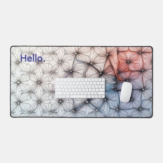 Cool angesagter, moderner Designschreibtisch Schreibtischunterlage (Tastatur & Maus)