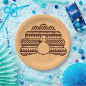 cool angesagter Urlaub Truthahn Erntedank Pappteller (Party)