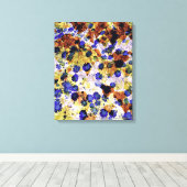 Cool angesagtes Abstraktes modernes Design Leinwanddruck (Insitu (Holzboden))