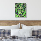Cool angesagtes, florales Abstraktes Design Leinwanddruck (Insitu (Schlafzimmer))