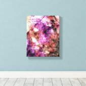 Cool angesagtes, kreatives Abstraktes Design Leinwanddruck (Insitu (Holzboden))