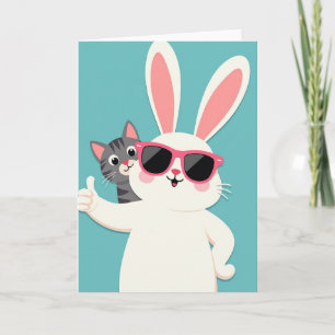 Cool Animal Daumen hoch Karte