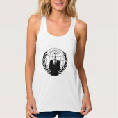 Cool ANONYMOUS-Logotyp Tank Top (Vorderseite)