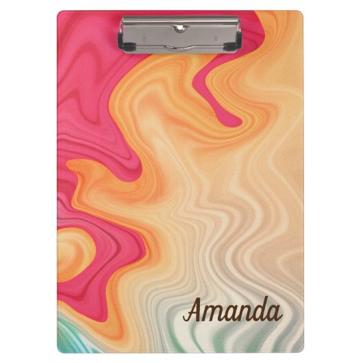 COOL - Anpassbarer Text - Klemmbrett (Vorderseite)