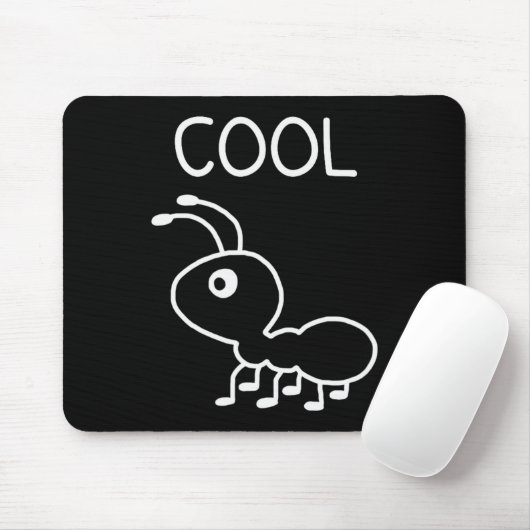 Cool Ant, Puns, Funny, Jokes, Sarcastic  Mousepad (Mit Mouse)
