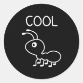 Cool Ant, Puns, Funny, Jokes, Sarcastic Runder Aufkleber (Vorderseite)