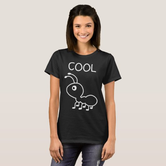 Cool Ant, Puns, Funny, Jokes, Sarcastic  T-Shirt (Vorne ganz)