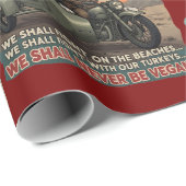 Cool anti vegan geschenkpapier (Rolleneckpunkt)