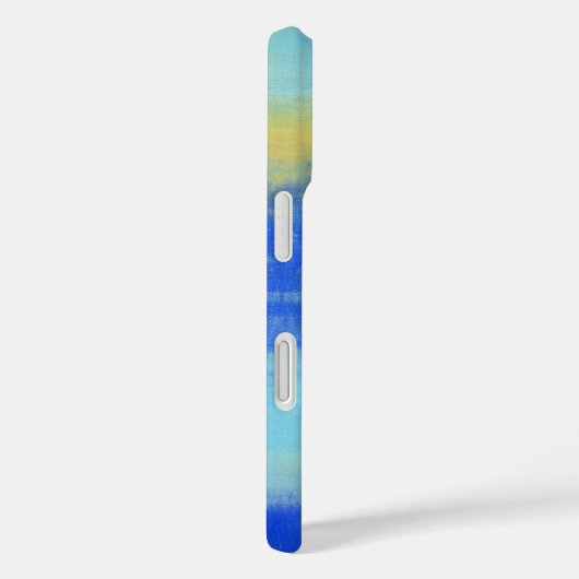 Cool Aqua Blue Turquiose Nautical Abstract Case-Mate iPhone Hülle (Rückseite / Rechts)