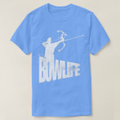 Cool Archer Silhouette Bow Life T-Shirt (Design vorne)