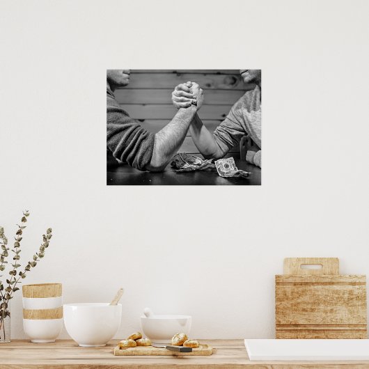 Cool-Arm-Wrestling-Poster Poster (Küche)