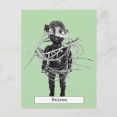 Cool Art Doll Postkarte (Vorderseite)