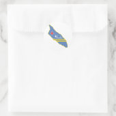 Cool Aruba Runder Aufkleber (Tasche)