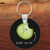 cool as a cucumber key chain schlüsselanhänger (Vorderseite)