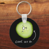 cool as a cucumber key chain schlüsselanhänger (Vorderseite)