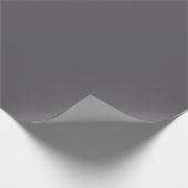 Cool Ashy Dark Gray Pop Of Color  Geschenkpapier (Ecke)