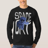 Cool Astronaut Space Cat T-Shirt (Vorderseite)