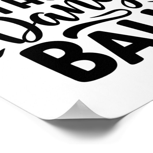 Cool auf das Sprichwort Dang Byll Bysebyll drücken Poster (Ecke)