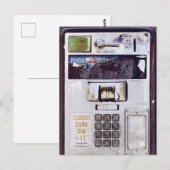 Cool aufgegebene Payphone Postkarte (Vorne/Hinten)