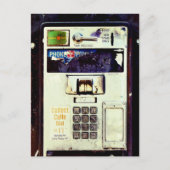COOL aufgegebene Payphone Postkarte (Vorderseite)